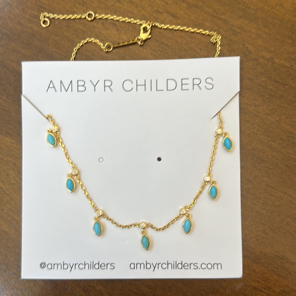 Ambyr Childers Turquoise Eclipse Shaker Necklace - Picture 3 of 3